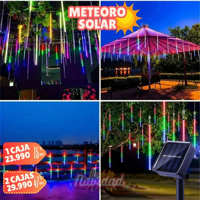 Cortina Led Meteoro Solares
