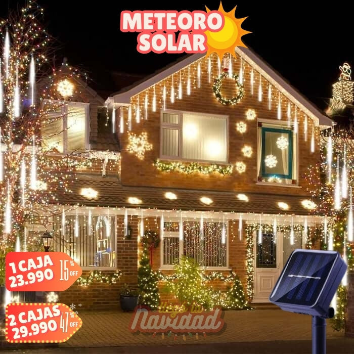 Cortina Led Meteoro Solares