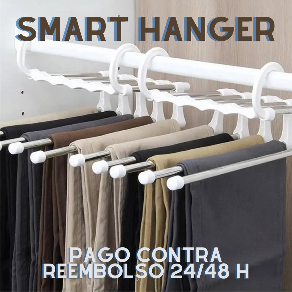 Set de 2 Percheros Colgador Ahorro de Espacio SmartHanger